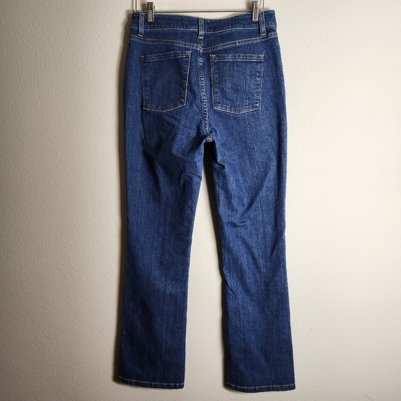 L.L. Bean Womens True Shape Classic Fit High Rise Bootcut Leg Jeans-10 MT - Picture 2 of 11